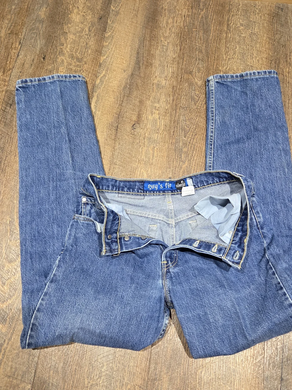 Vtg 90s SilverTab Vintage Style Blue Denim Jeans